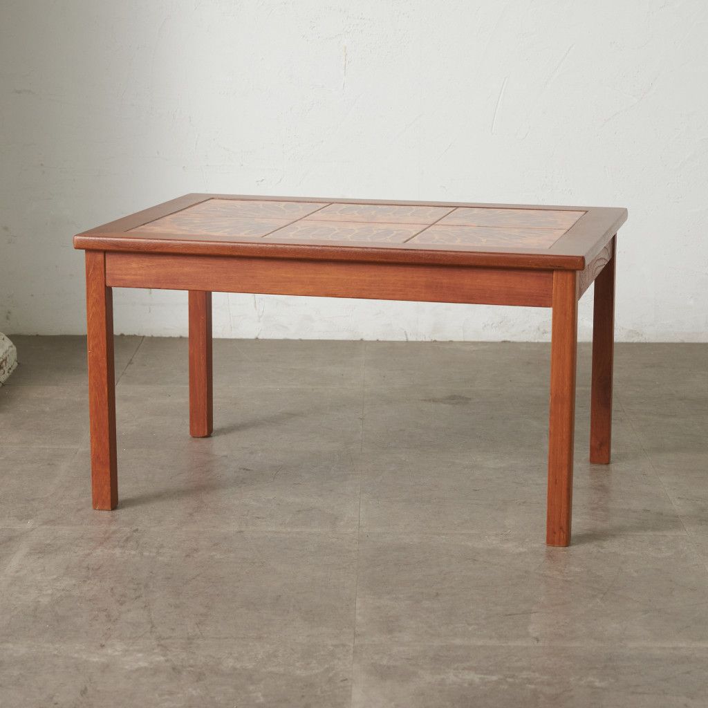 デンマーク製 TOFTEN mobelfabrikken タイルトップ チーク コーヒー