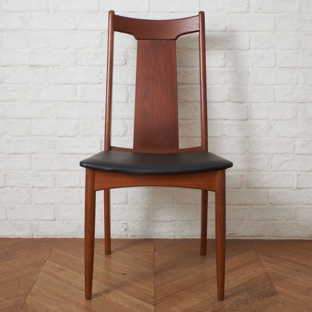 張替済 北欧 ヴィンテージ ダイニングチェア チーク 椅子 天然木