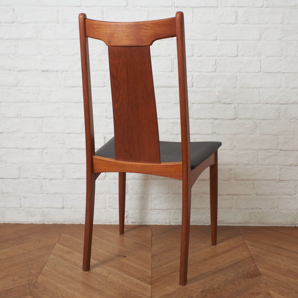 張替済 北欧 ヴィンテージ ダイニングチェア チーク 椅子 天然木