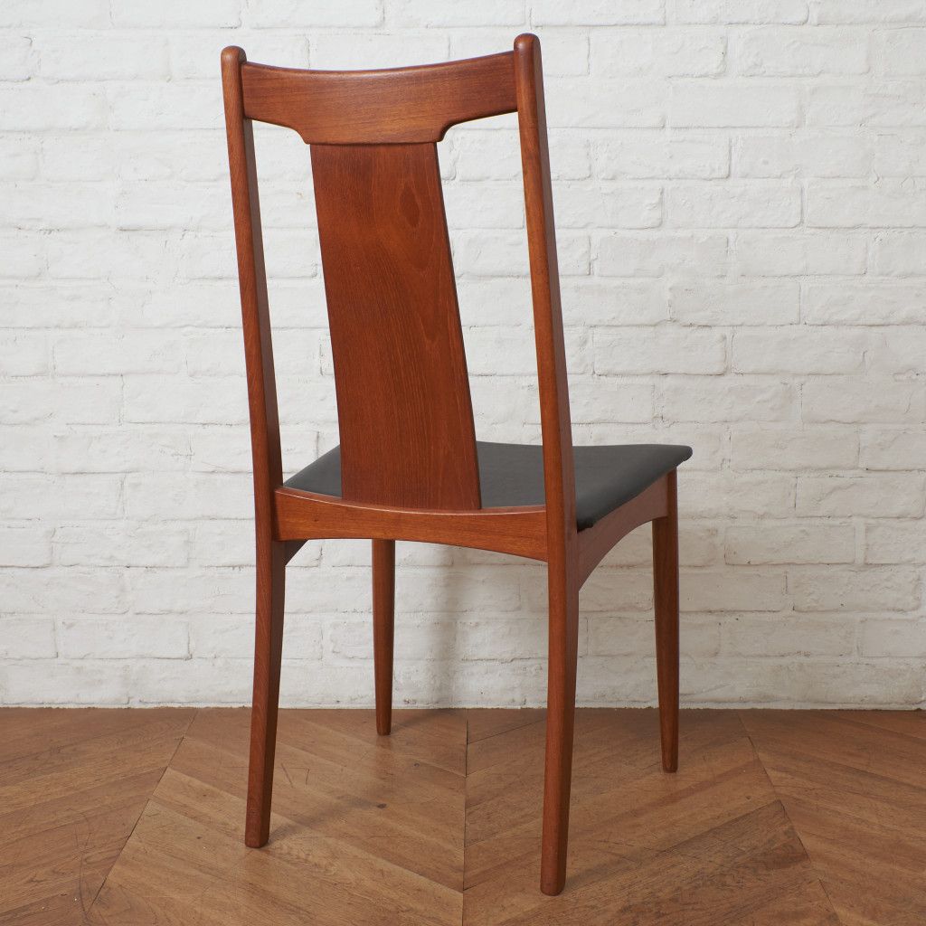 張替済 北欧 ヴィンテージ ダイニングチェア チーク 椅子 天然木