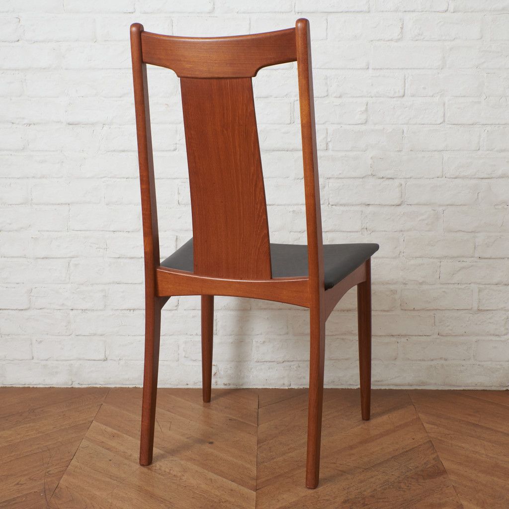 張替済 北欧 ヴィンテージ ダイニングチェア チーク 椅子 天然木