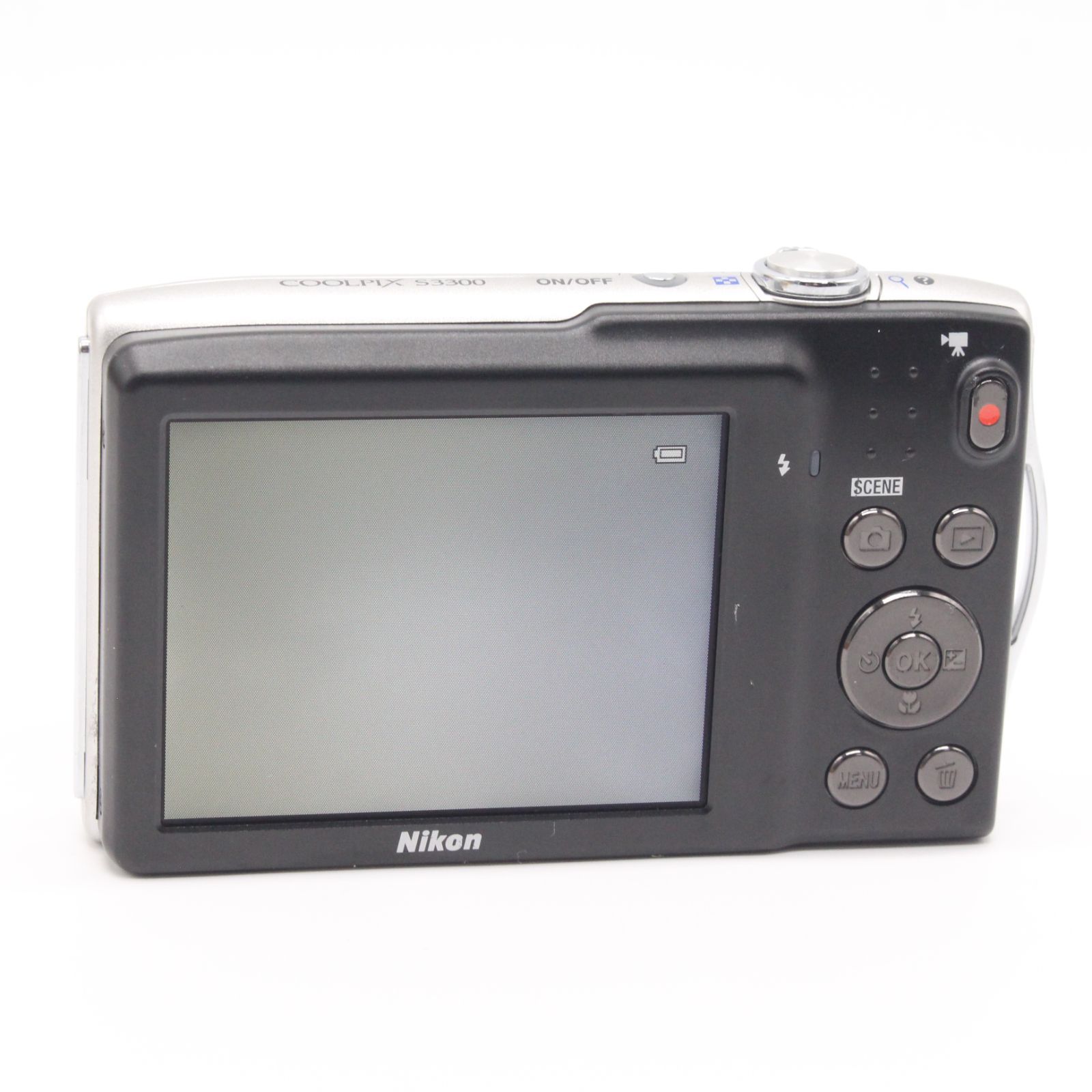 【動作確認済】Nikon COOLPIX S3300 クリスタルシルバー Nikon Coolpix S3300 Digital Camera - Silver | Camera Wholesalers