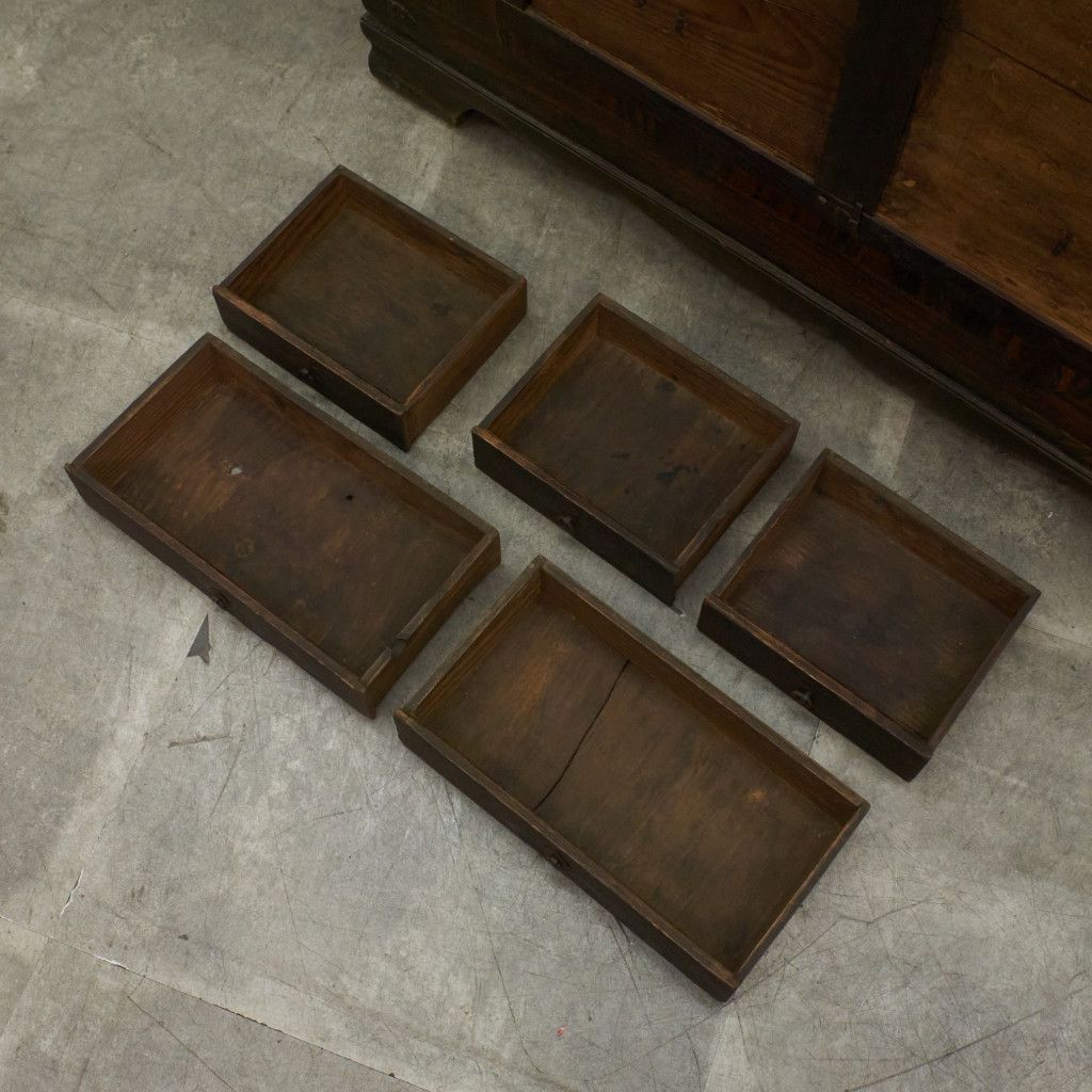 李朝家具 飾り棚 キャビネット 李朝棚 時代箪笥 天然木 収納 箪笥