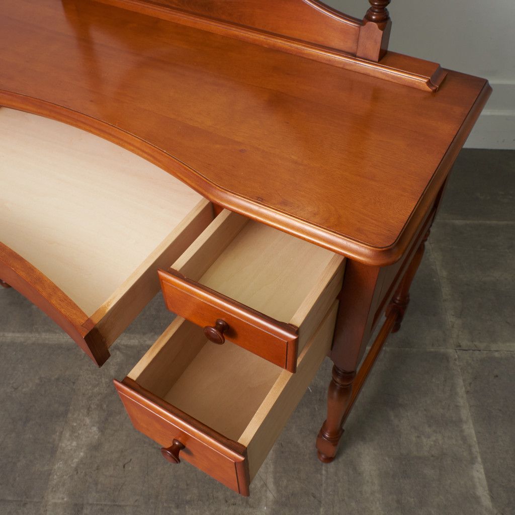 横浜ダニエル Daniel ドレッサー A-402 丸型 ミラー 無垢材 クラシック