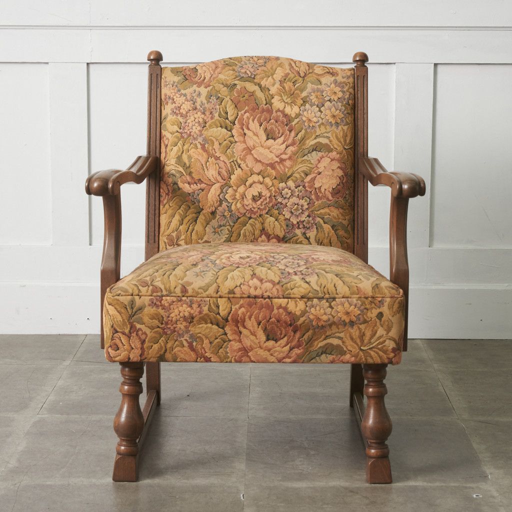 永田良介商店 一人掛け ソファ 肘掛け 椅子 オーク 木製 楢 応接