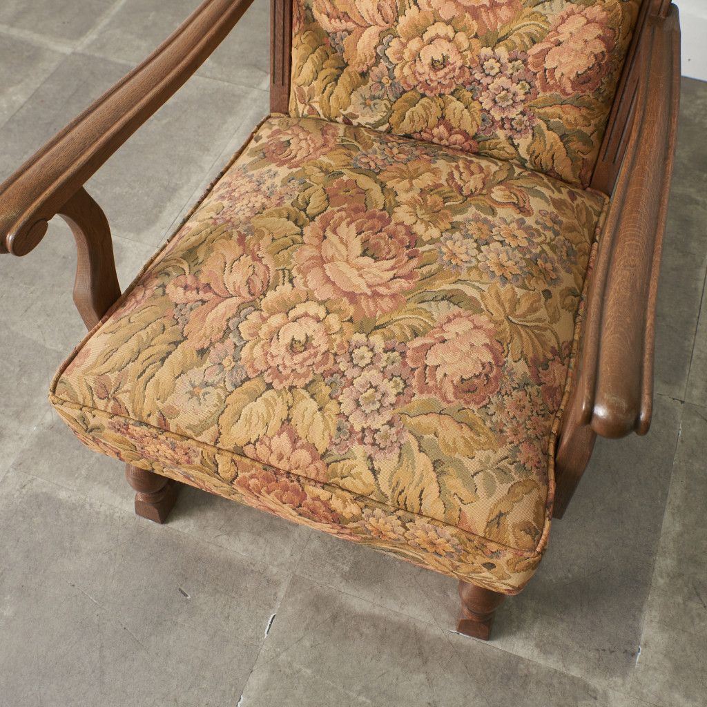 永田良介商店 一人掛け ソファ 肘掛け 椅子 オーク 木製 楢 応接