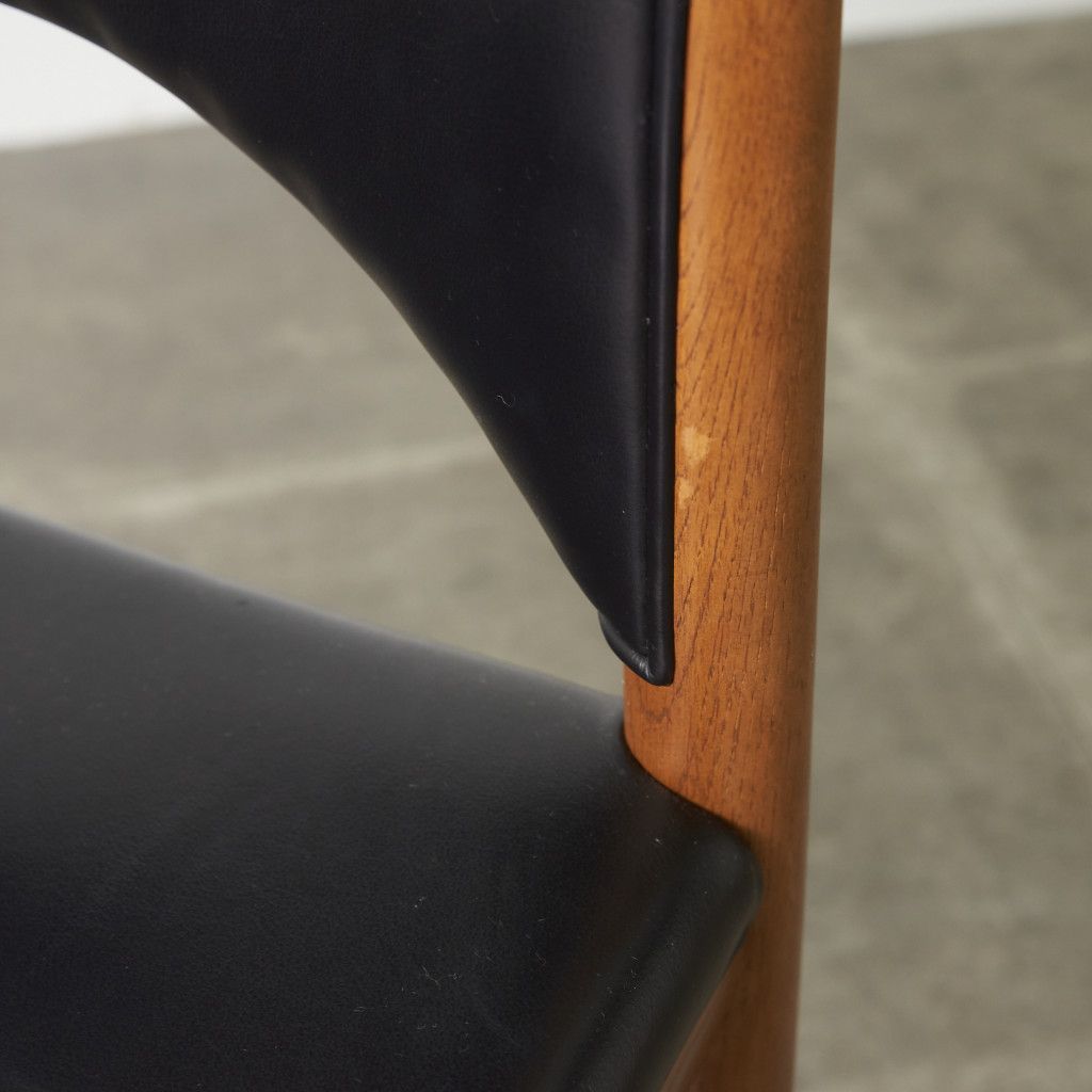 日進木工 Norfore ダイニングチェア オーク 本革 木製 椅子 北欧