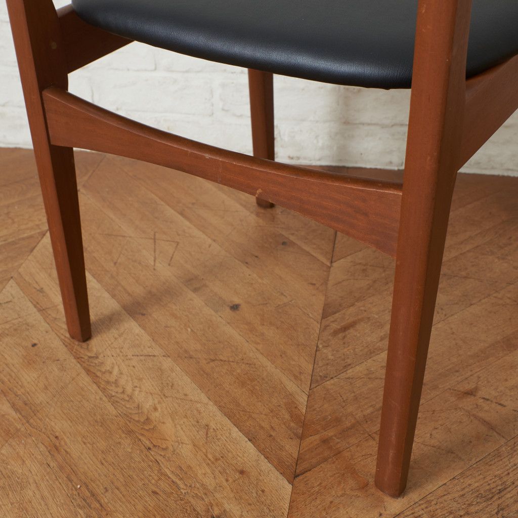 張替済 nathan ダイニングチェア 英国 ヴィンテージ チーク 椅子 北欧