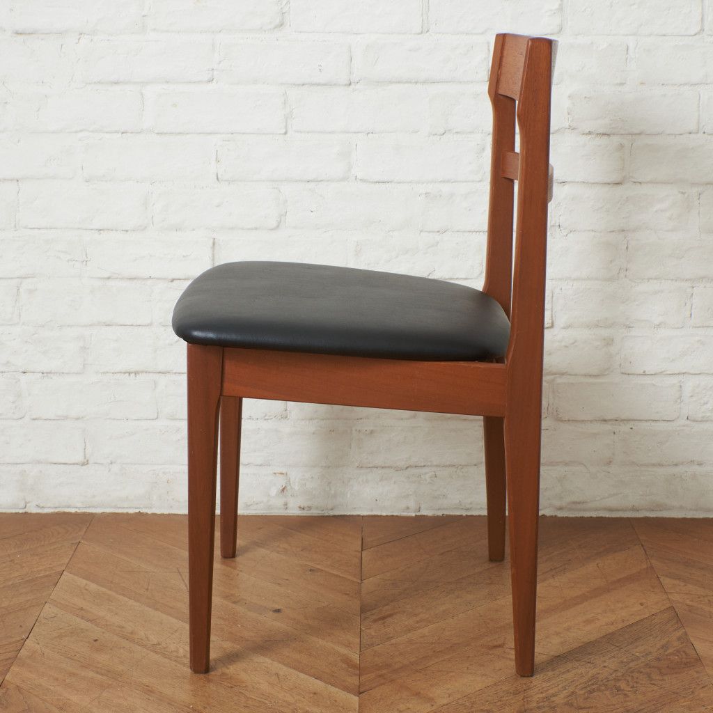 張替済 nathan ダイニングチェア 英国 ヴィンテージ チーク 椅子 北欧