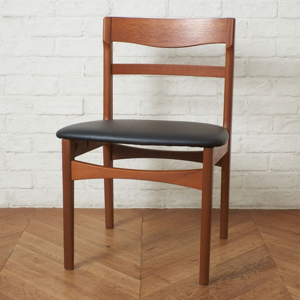 Nathan ヴィンテージ ダイニングチェア チーク 英国ビンテージ椅子 張替済 nathan ダイニングチェア 英国 ヴィンテージ チーク 椅子 北欧