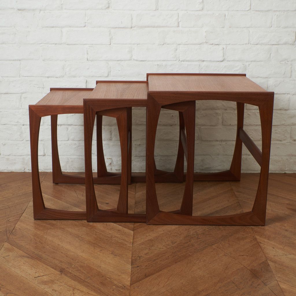 G-PLAN Quadrille ネストテーブル ヴィンテージ チーク 英国