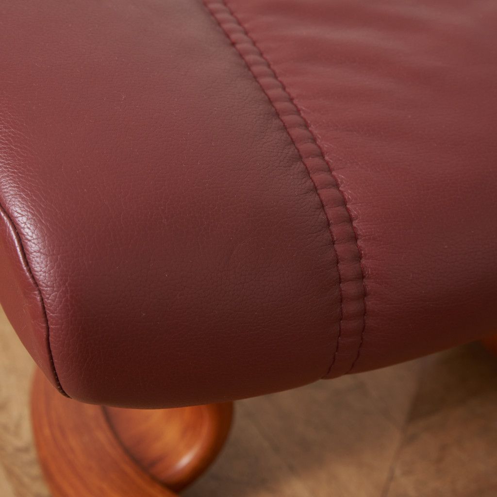 エコーネス オットマン 北欧 本革 スツール ekornes ノルウェー レザー