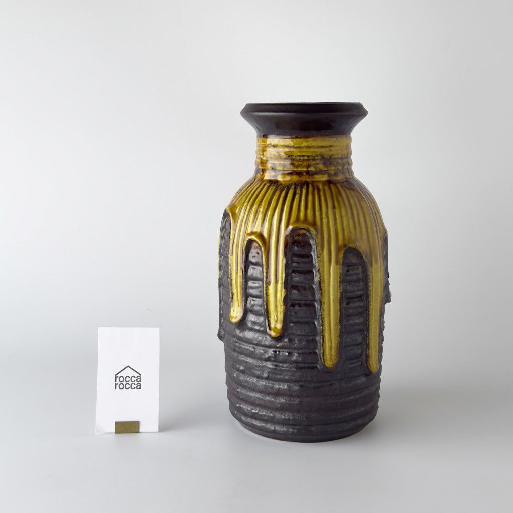 西ドイツ Fat lava ヴィンテージ フラワーベース Carstens 花器 花瓶