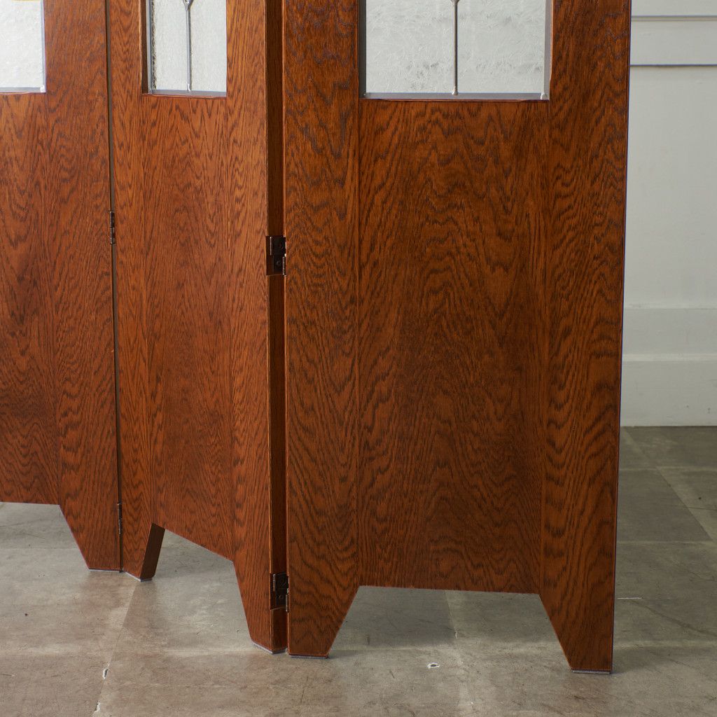 定価25万 三越家具 ブルージュ 3連 パーティション Brugge ステンド