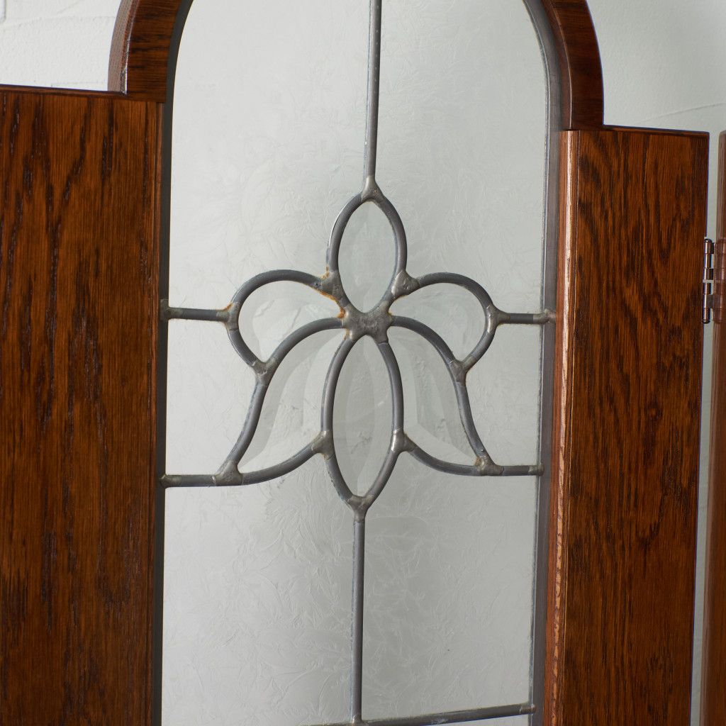 定価25万 三越家具 ブルージュ 3連 パーティション Brugge ステンド