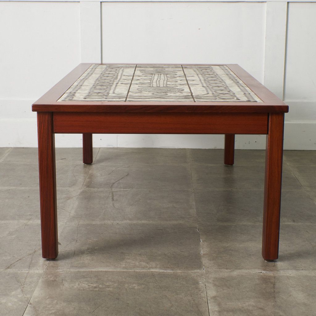 デンマーク Mobelintarsia タイルトップ センターテーブル OX-ART