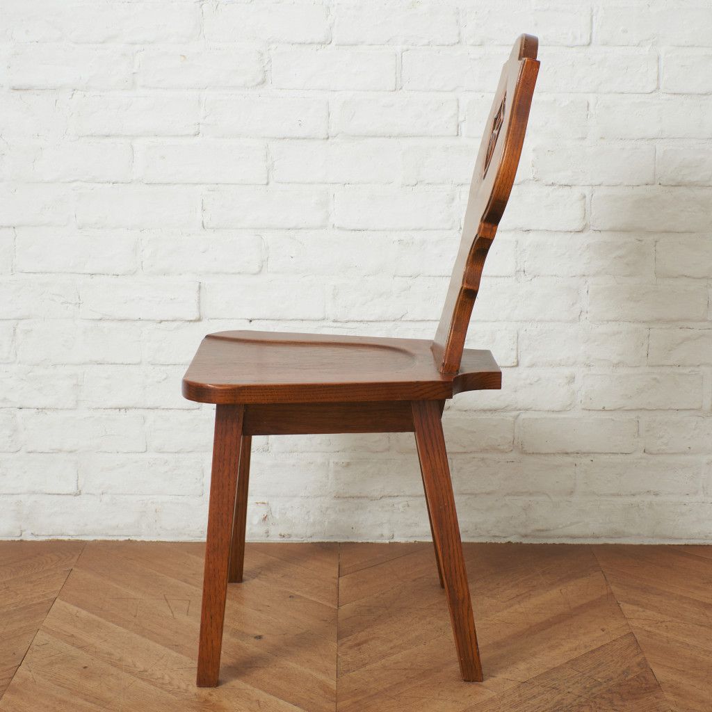 三越家具 ブルージュ Brugge オーク チェア 彫刻 椅子 英国 カントリー