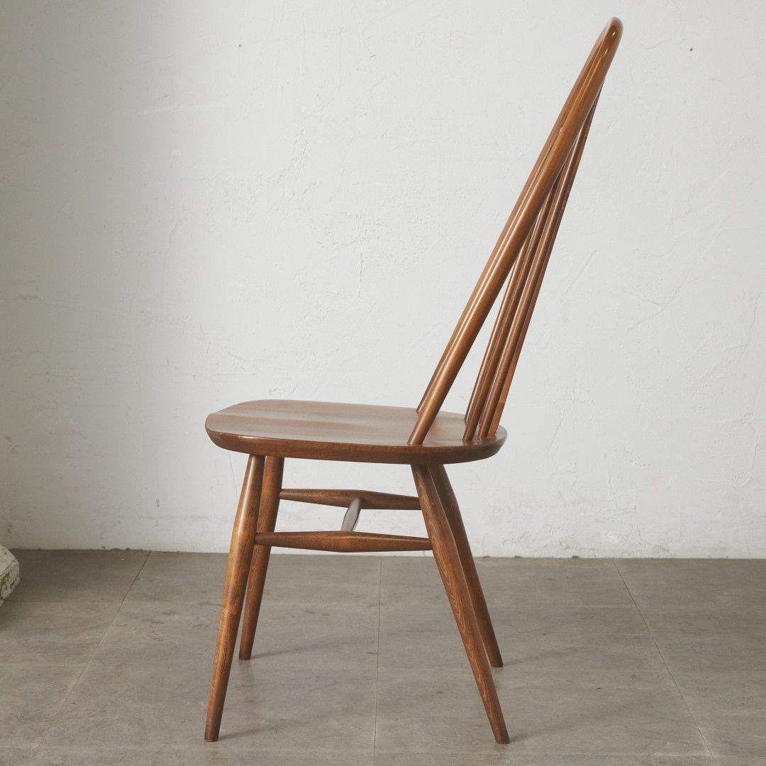【発送の場合は即購入不可】 Ercol スワンバック チェア アーコール ヴィンテージ 椅子 ダイニングチェア ウィンザーチェア サイドチェア 無垢材 ビンテージ 98050 椅子・ソファ Ercol スワンバック チェア アーコール ヴィンテージ
