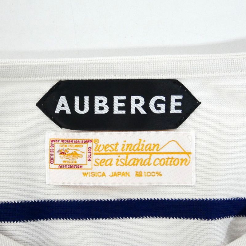 AUBERGE PICASSO シーアイランドコットン　サイズ40 AUBERGE オーベルジュ 国内正規 25SS PICASSO ピカソ ボーダーTシャツ