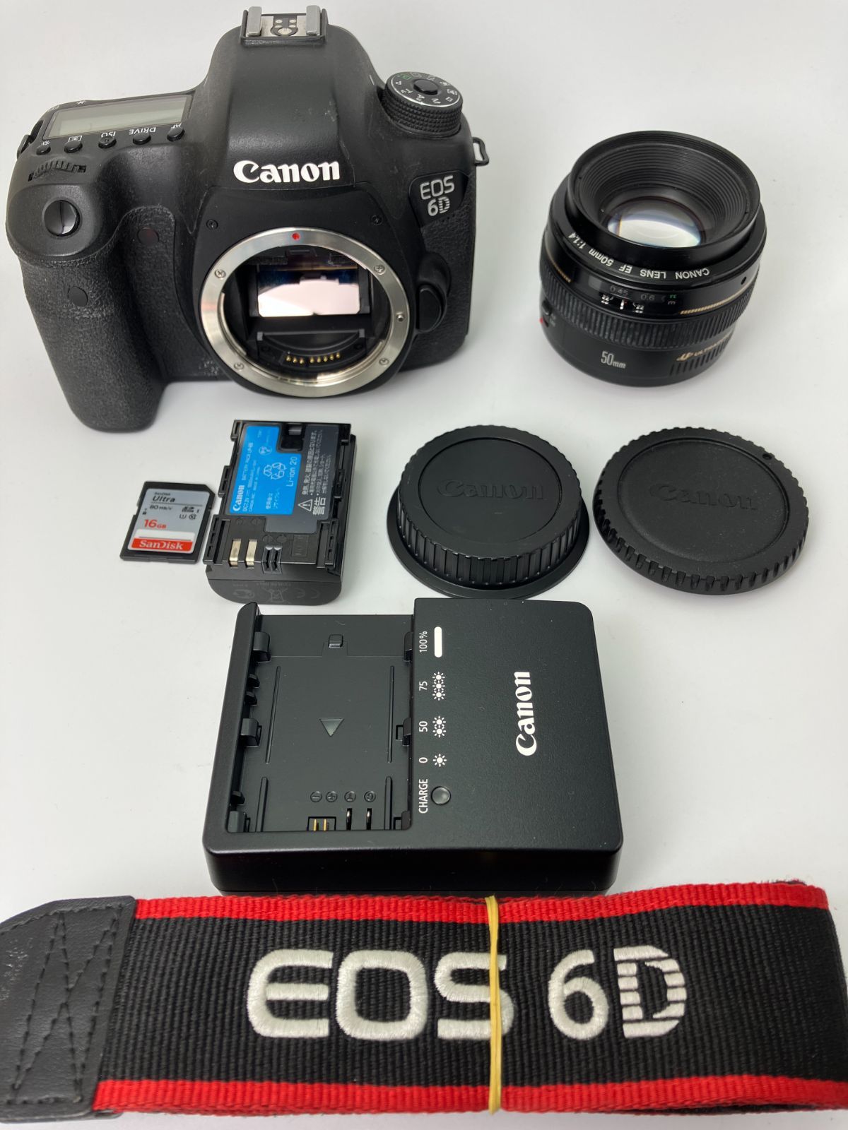 返品保証・動作確認済】Canon EOS 6D + EF 50mm F1.4 レンズセット