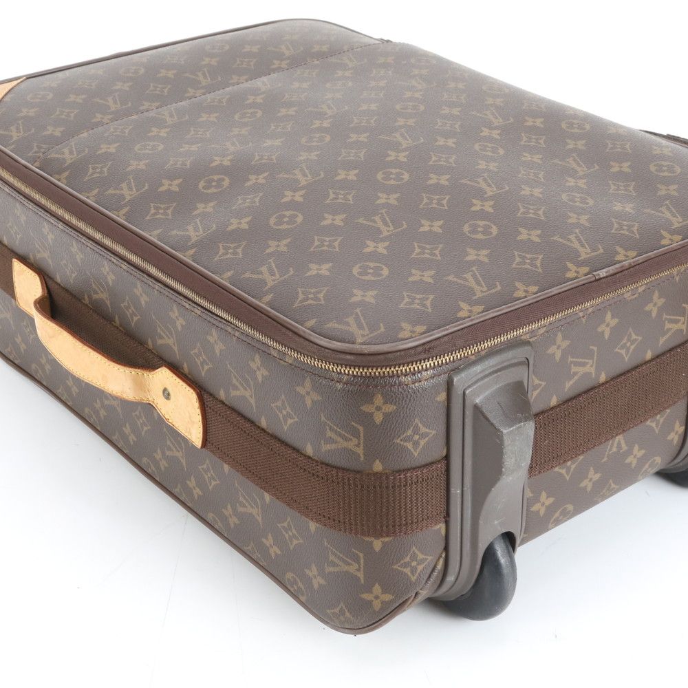 美品 ルイヴィトン モノグラム ペガス 55 M23294 レザー スーツケース