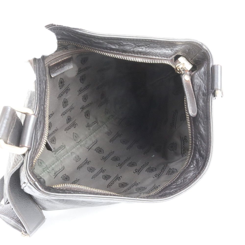 極美品 グッチ グッチシマ 201446 レザー ショルダーバッグ 斜め掛け