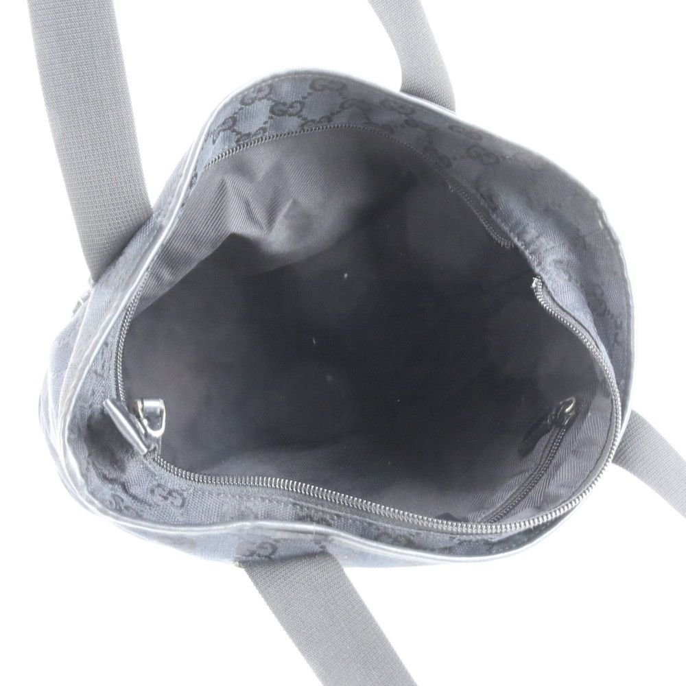 極美品 グッチ GG キャンバス 019 0401 レザー トート バッグ