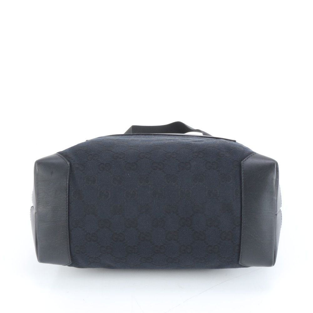 極美品 グッチ GG キャンバス 019 0401 レザー トート バッグ