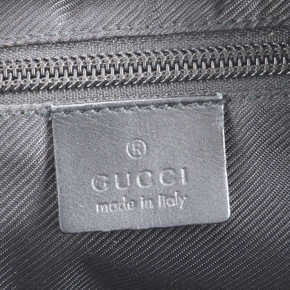 極美品 グッチ GG キャンバス 019 0401 レザー トート バッグ