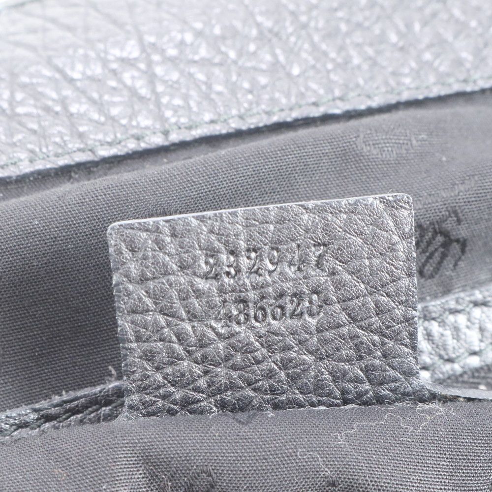 極美品 グッチ バンブー 232947 レザー トート バッグ 肩掛け