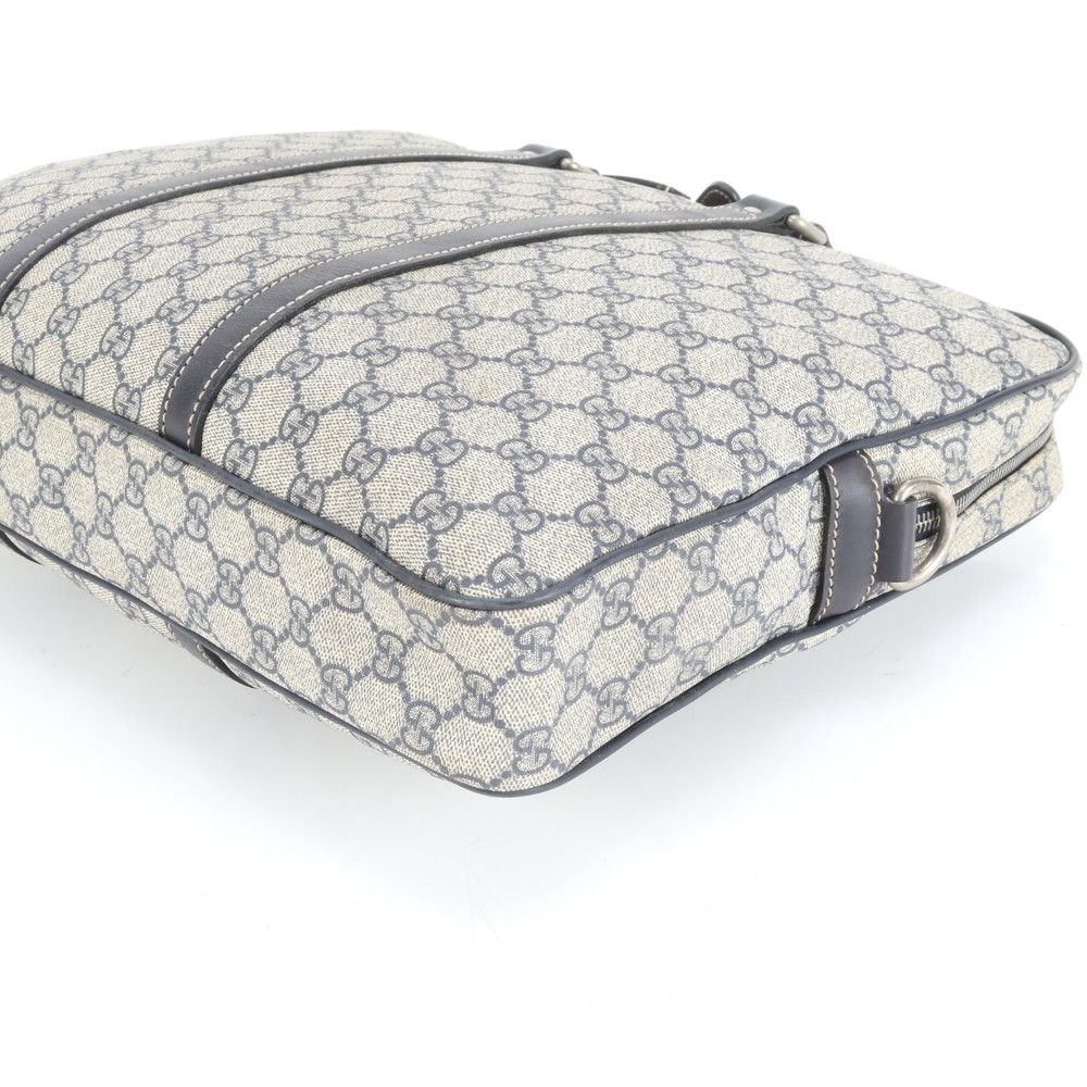 美品 グッチ GG スプリーム 201480 レザー ビジネス バッグ 書類鞄