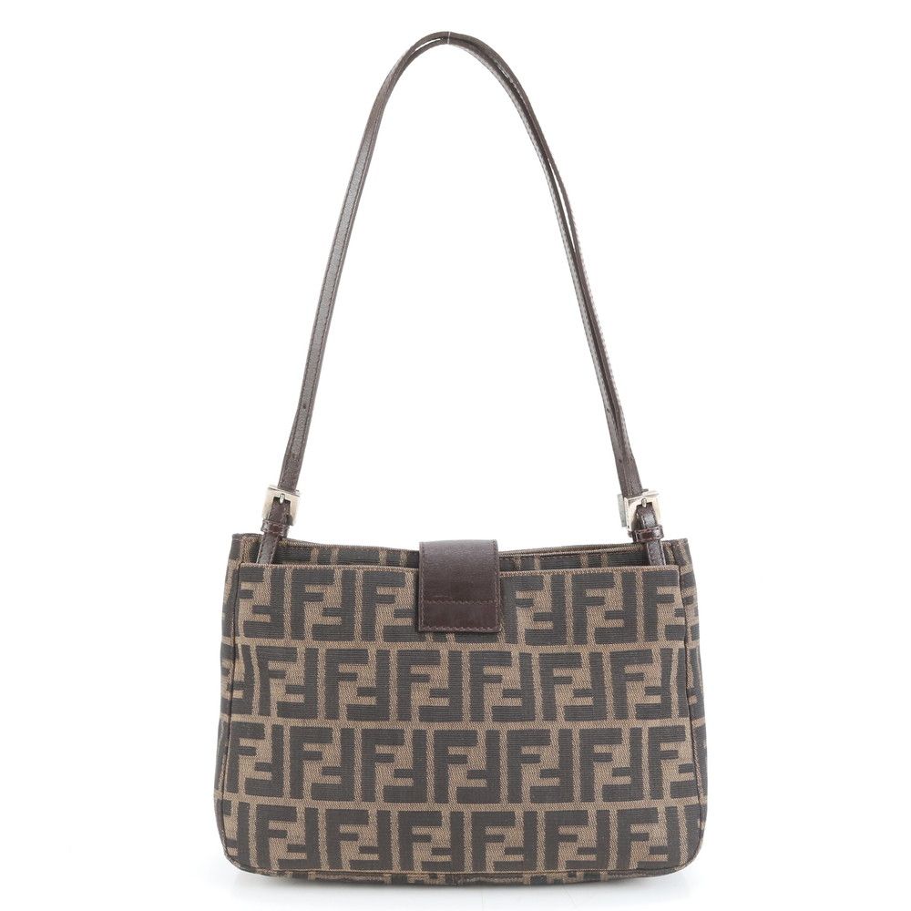 美品 フェンディ ズッカ マンマ バゲット バケット 26728 レザー