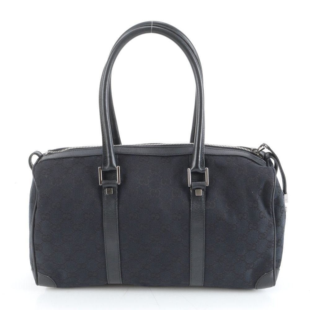 美品 グッチ GG キャンバス 000 0846 レザー トート バッグ ミニ