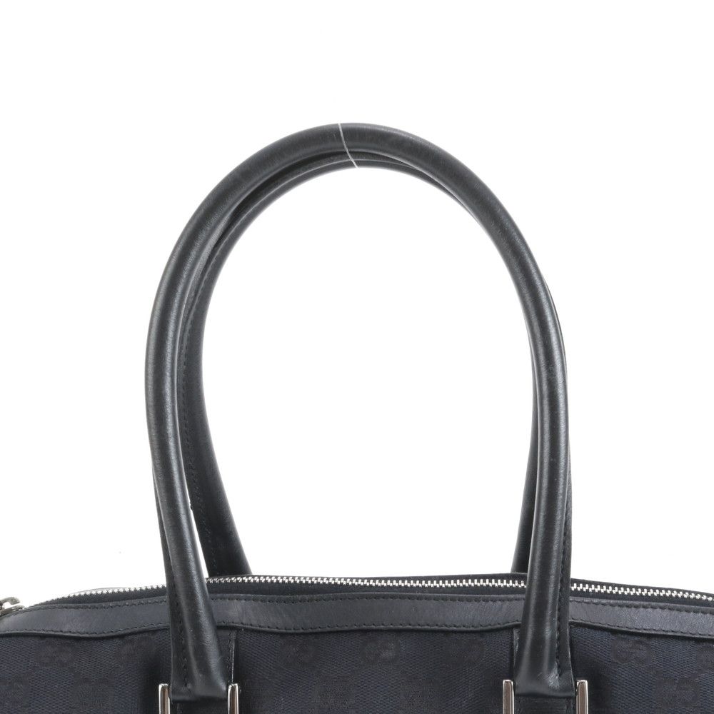 美品 グッチ GG キャンバス 000 0846 レザー トート バッグ ミニ