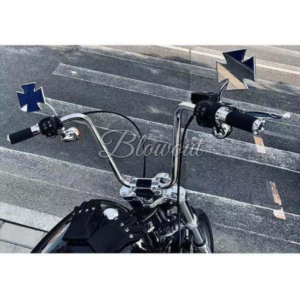 ハーレー アイアンクロス ミラー ツーリング スポーツスター ダイナ