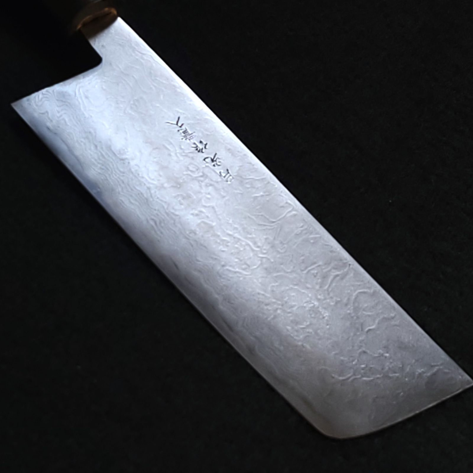 青紙2号 多層鋼 磨 菜切包丁 165㎜ G9395 月光作 1点物 - メルカリ