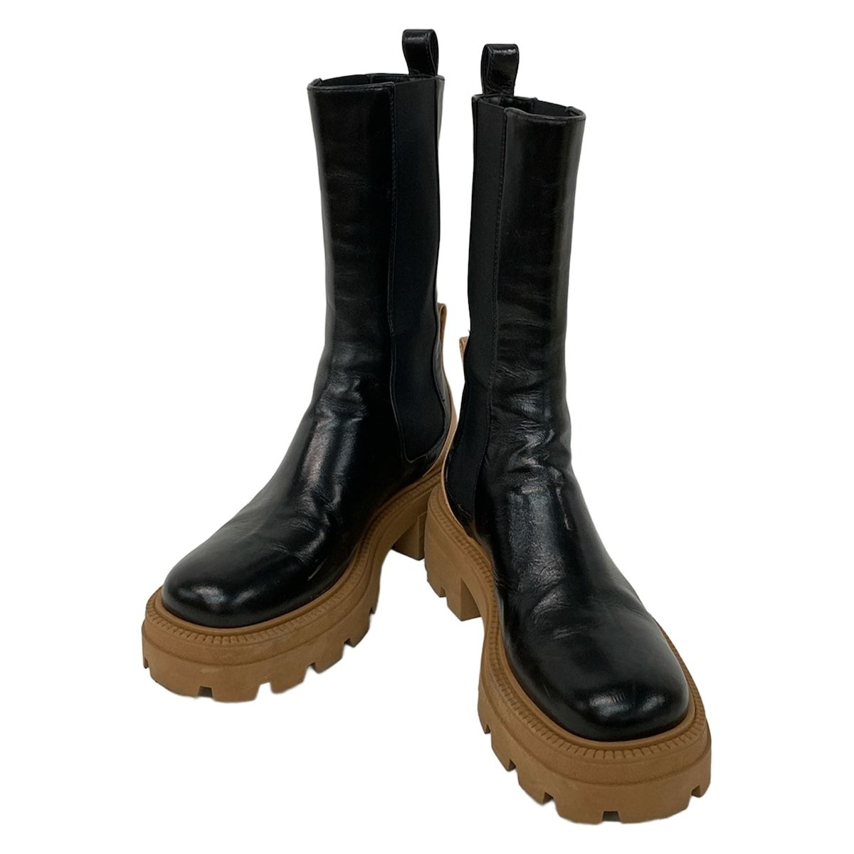 sergio rossi(セルジオロッシ) ロングブーツ 38 レディース - 黒