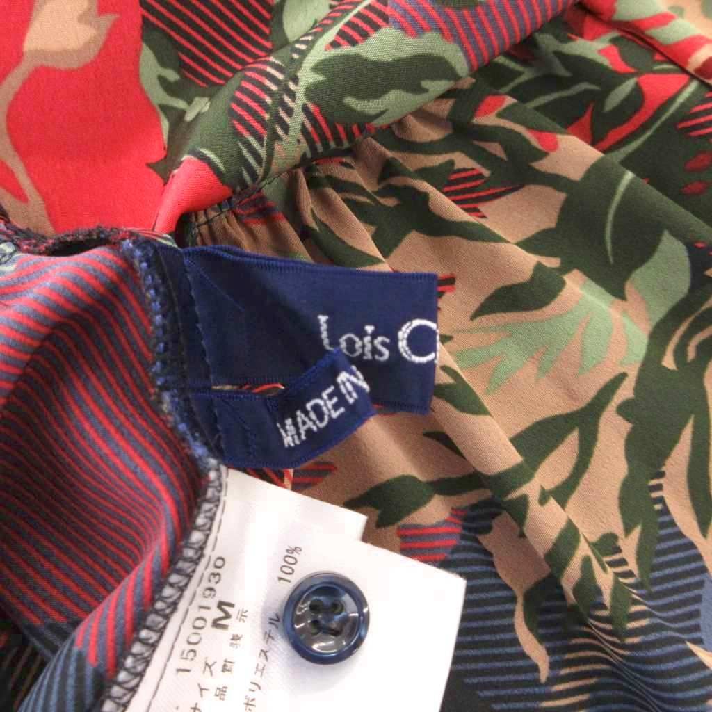 ロイスクレヨン Lois CRAYON 美品 シャツ ブラウス M マルチカラー