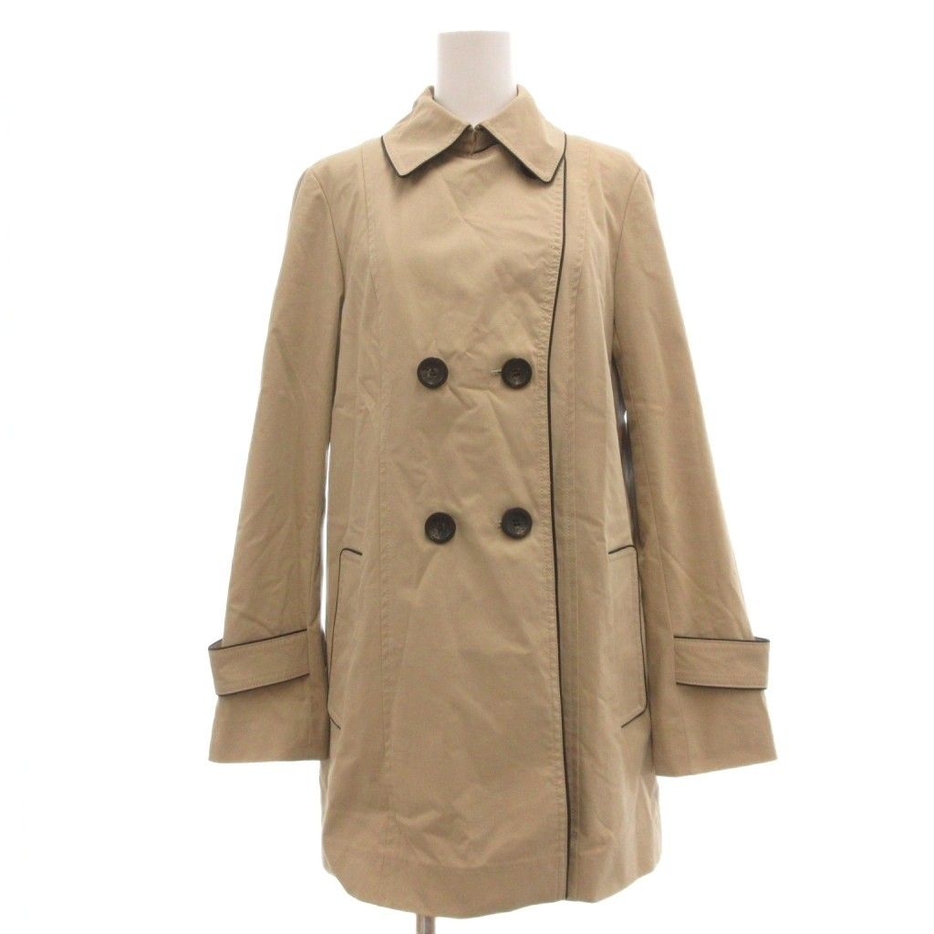 ボッシュ BOSCH トレンチコート 38 ベージュ 長袖 ダブルブレスト