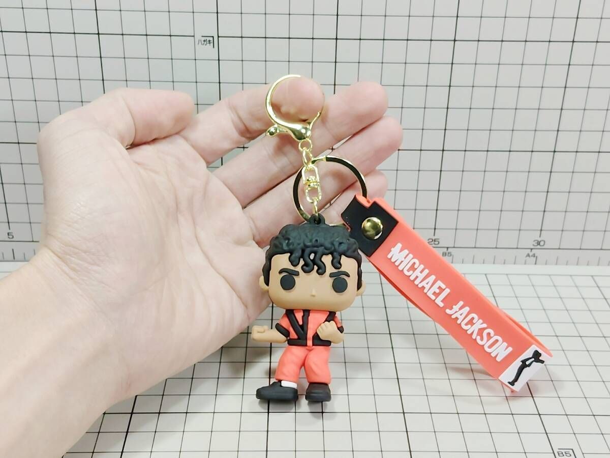マスコット型 キーホルダー マイケル・ジャクソン #4】D01-30/FRI