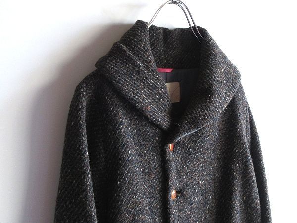 Pallas Palace パラスパレス 玉虫裏地付 ウールツイード ヘチマ襟