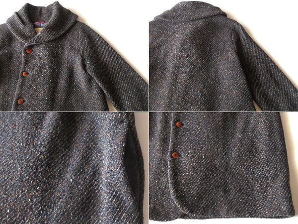 Pallas Palace パラスパレス 玉虫裏地付 ウールツイード ヘチマ襟