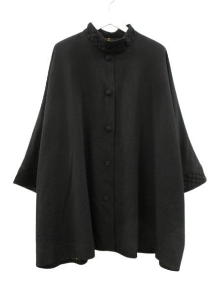 詩仙堂　疋田柄　ポンチョ　リバーシブル　コート　羽織　ジャケット シセンドウ 詩仙堂 HITOSHI TAMURA ちりめん 縮緬 リバーシブル