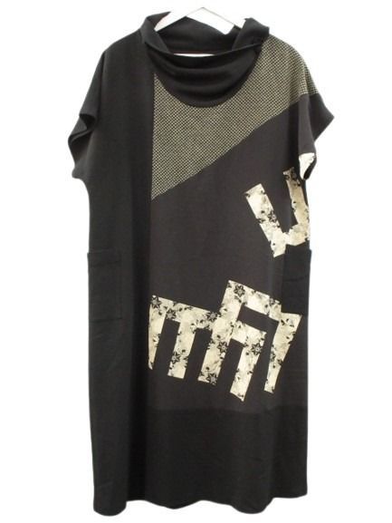 シセンドウ 詩仙堂 HITOSHI TAMURA ちりめん 縮緬 チュニック ブラウス