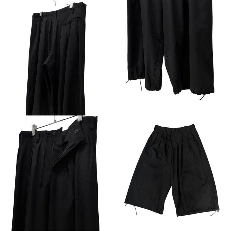 Yohji Yamamoto Pour Homme 19AW STRETCH TWILL BALLOON PANTS ウール