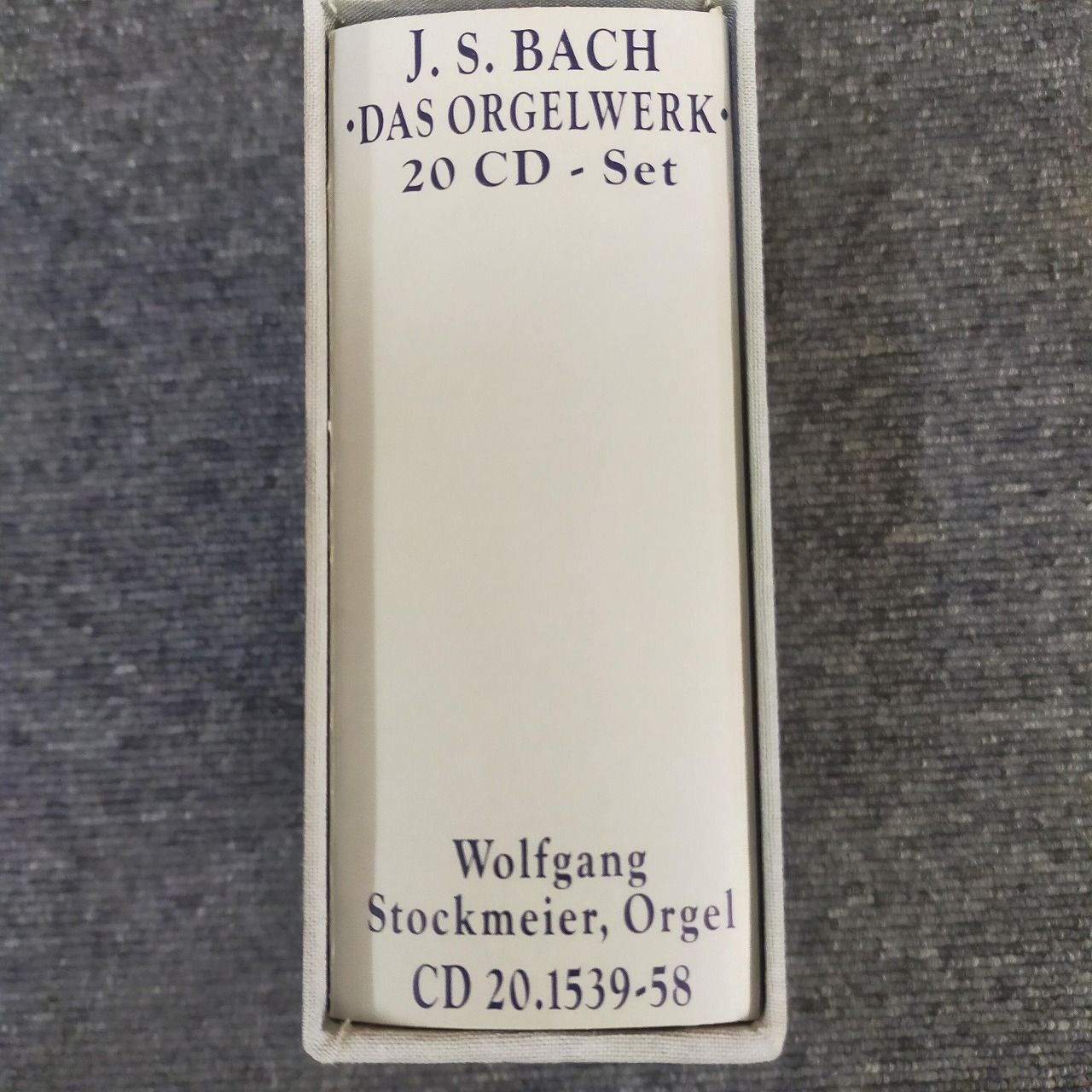 J.S.バッハ オルガン作品全集 20CD BOX Wolfgang Stockmeier Das