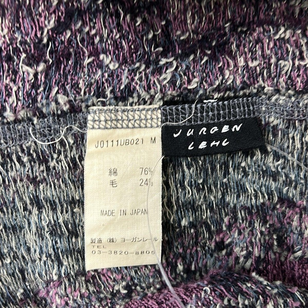 JURGEN LEHL(ヨーガンレール) 長袖セーター サイズM レディース美品