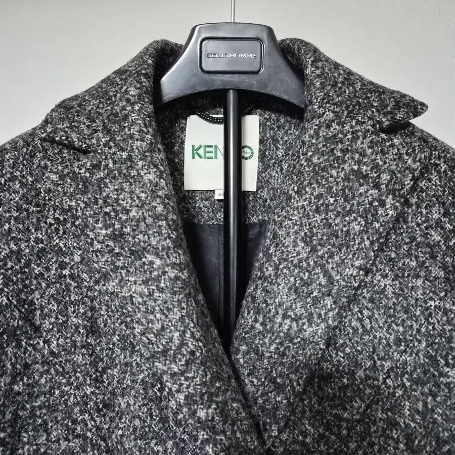 KENZO 34 55 ダブルブレスト ウール ロングコート W-コート-149 - メルカリ