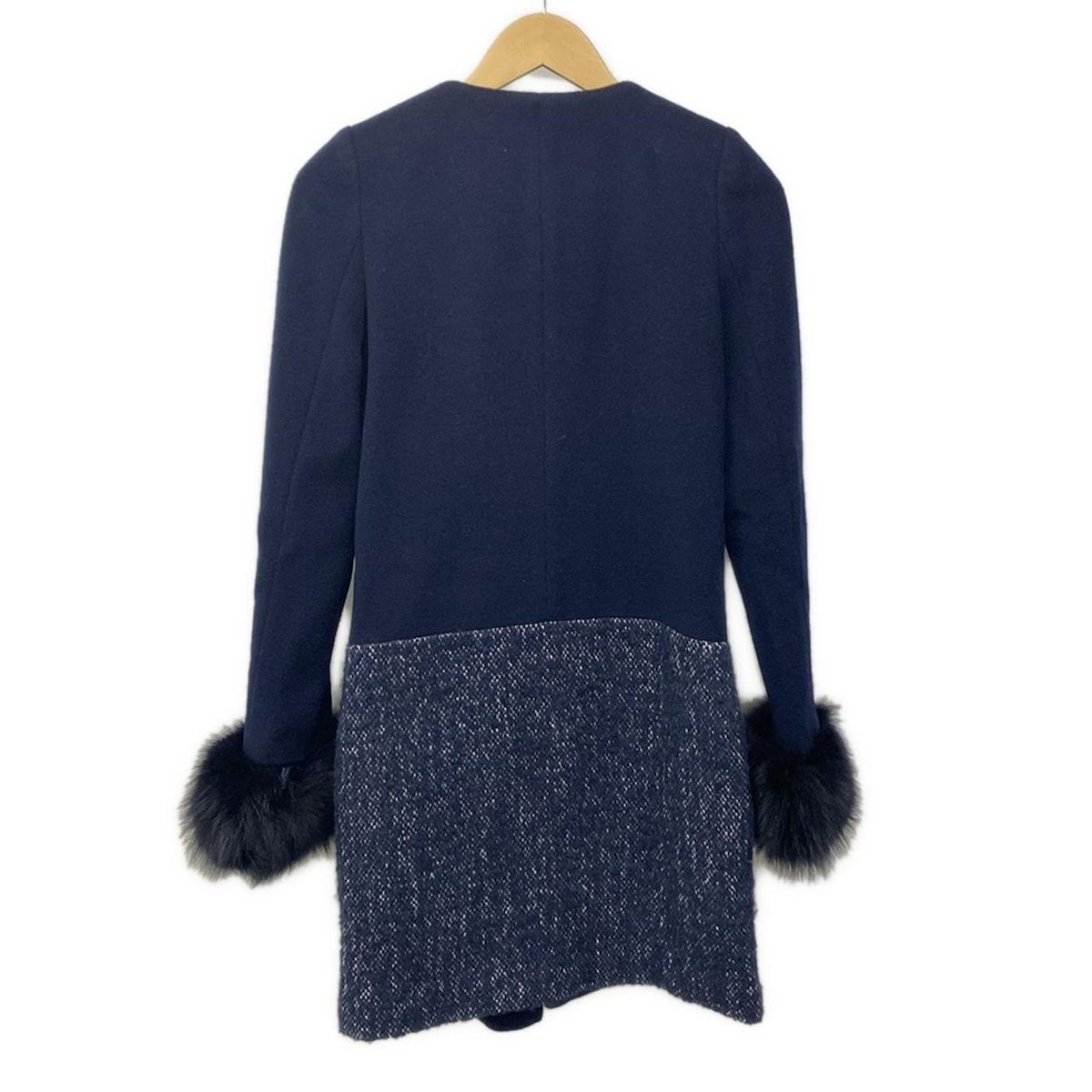 新品・未使用　jusglitty ジャスグリッティー　コート ネイビー JUSGLITTY(ジャスグリッティー) コート サイズ1 S レディース美品