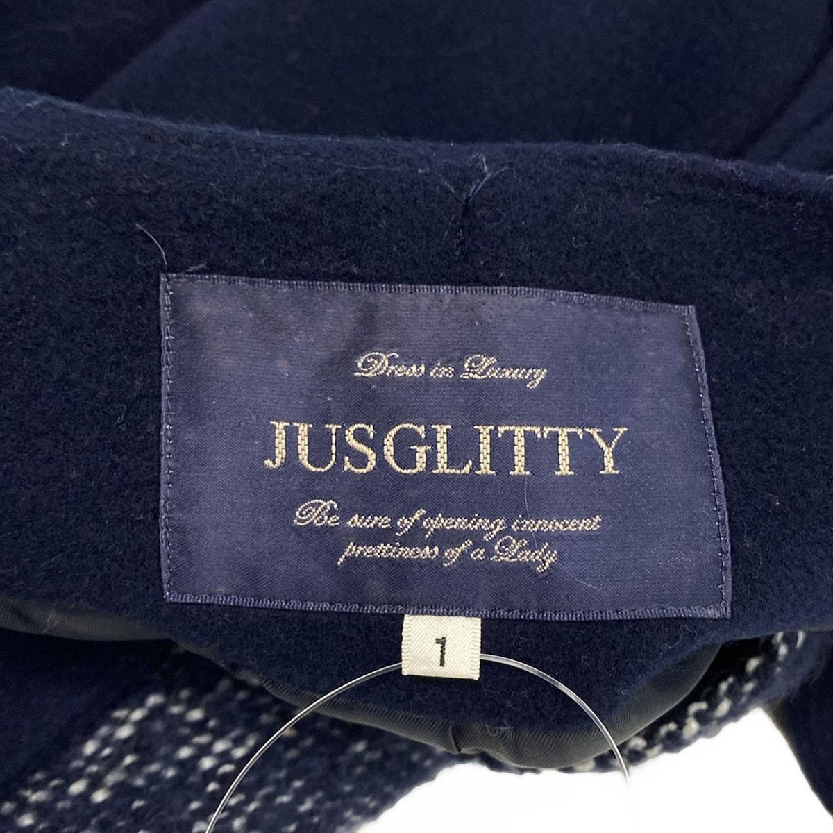 JUSGLITTY(ジャスグリッティー) コート サイズ1 S レディース美品